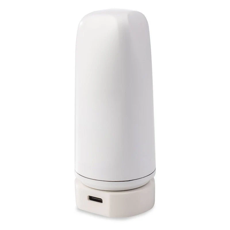 NEO-M9N GNSS Smart Antenna module and RFI protection. USB C and SMA Helix antenna. White.