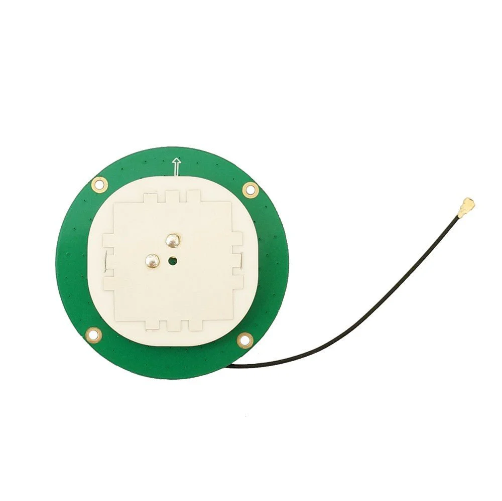 L1 IPEX (U.FL) 45mm Two Stage 28dB Multi GNSS Band dual pin Active Patch Antenna Module - Image 2