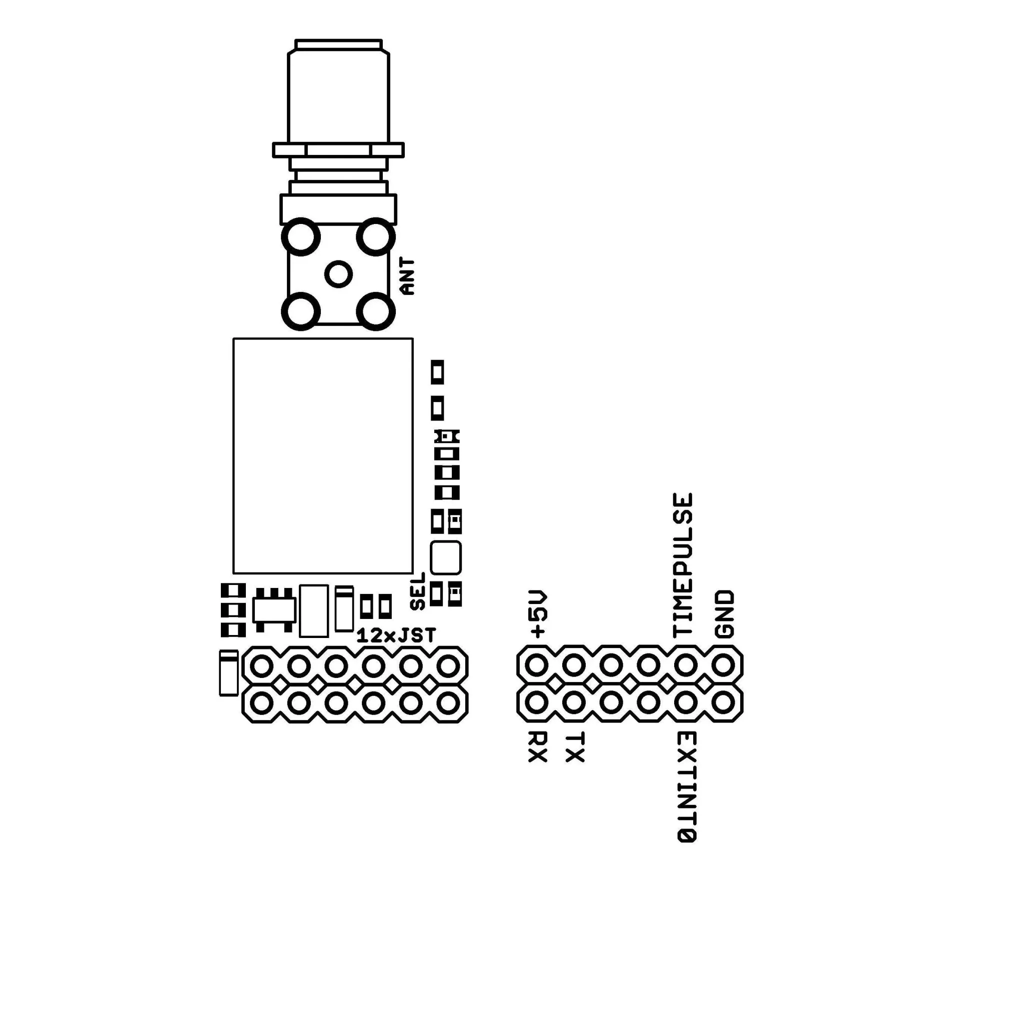 NEO-F10N L1/L5 dual-band GNSS InCase PIN series receiver board - Image 3