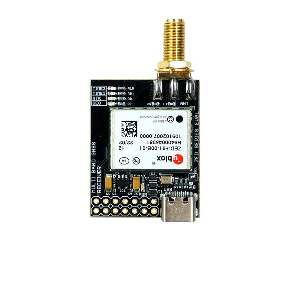 ZED-F9T-20B L1/L2/L5/E5a 5G timing module with SMA and USB C