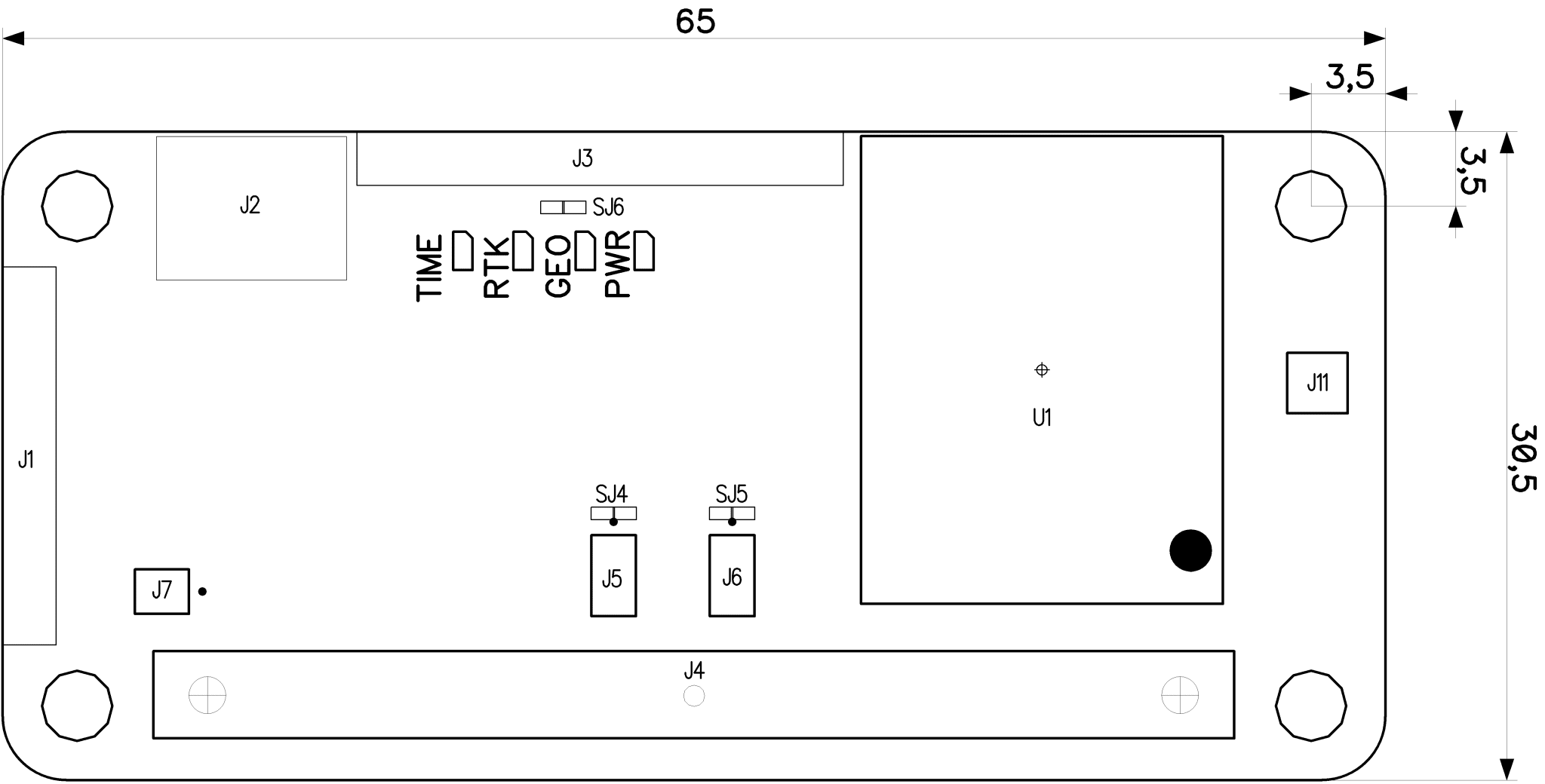 ZED-X20P RTK GNSS Raspberry PI HAT - Image 5