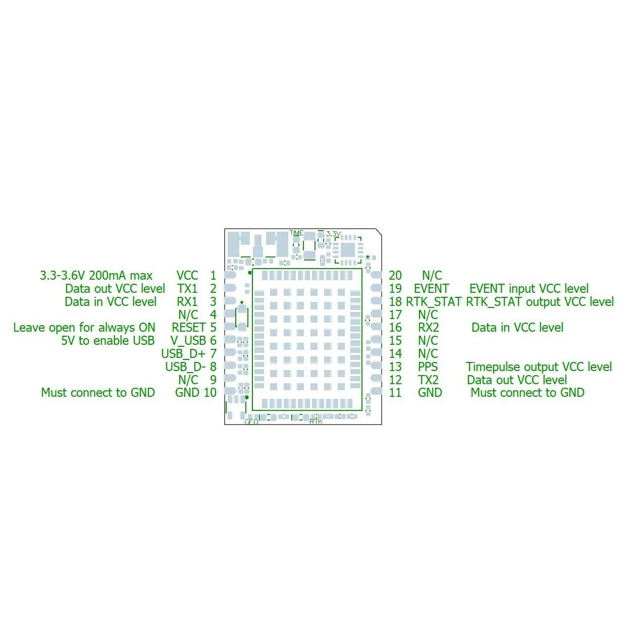 M20 Mic RTK GNSS receiver - Image 3
