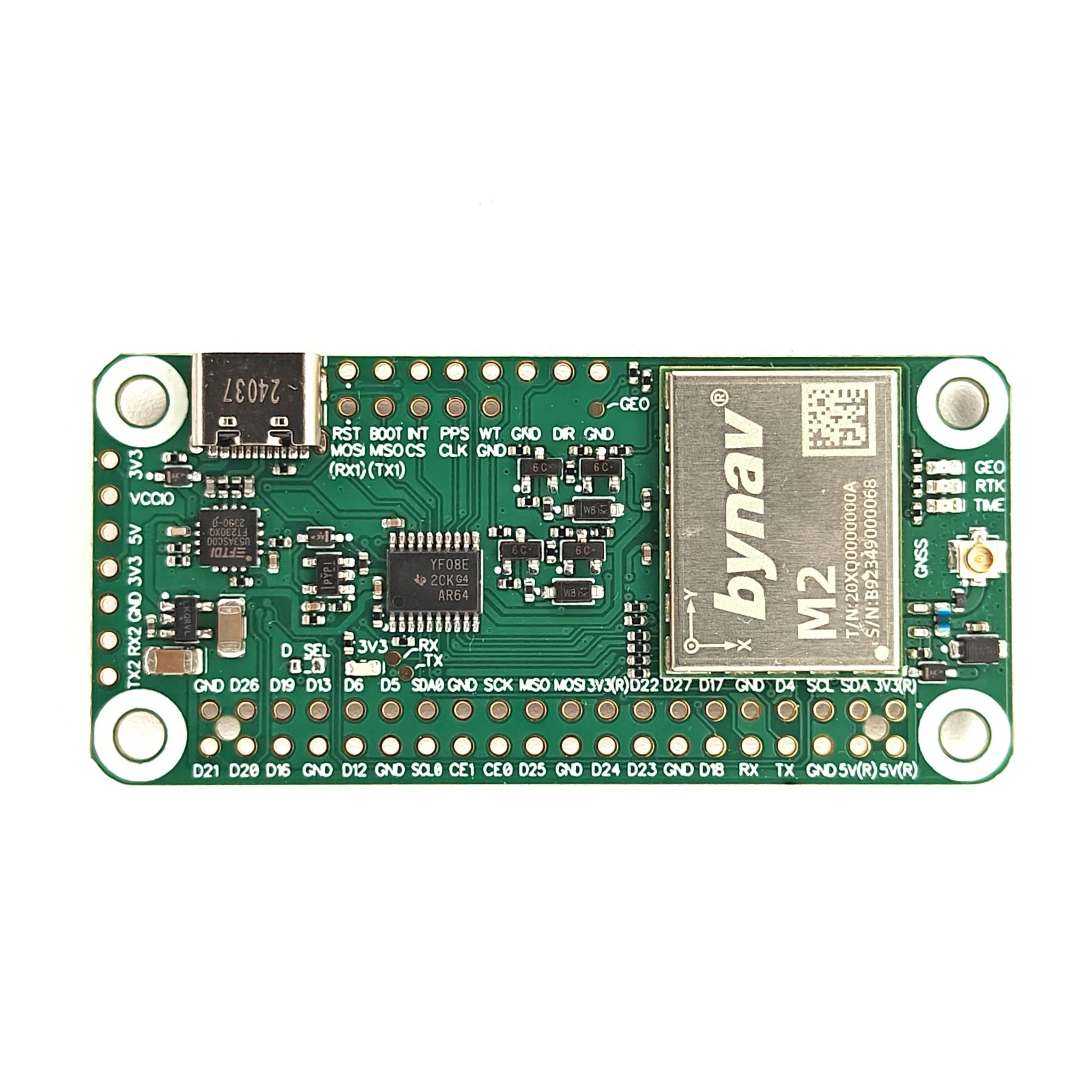 M20 RTK GNSS Raspberry PI HAT