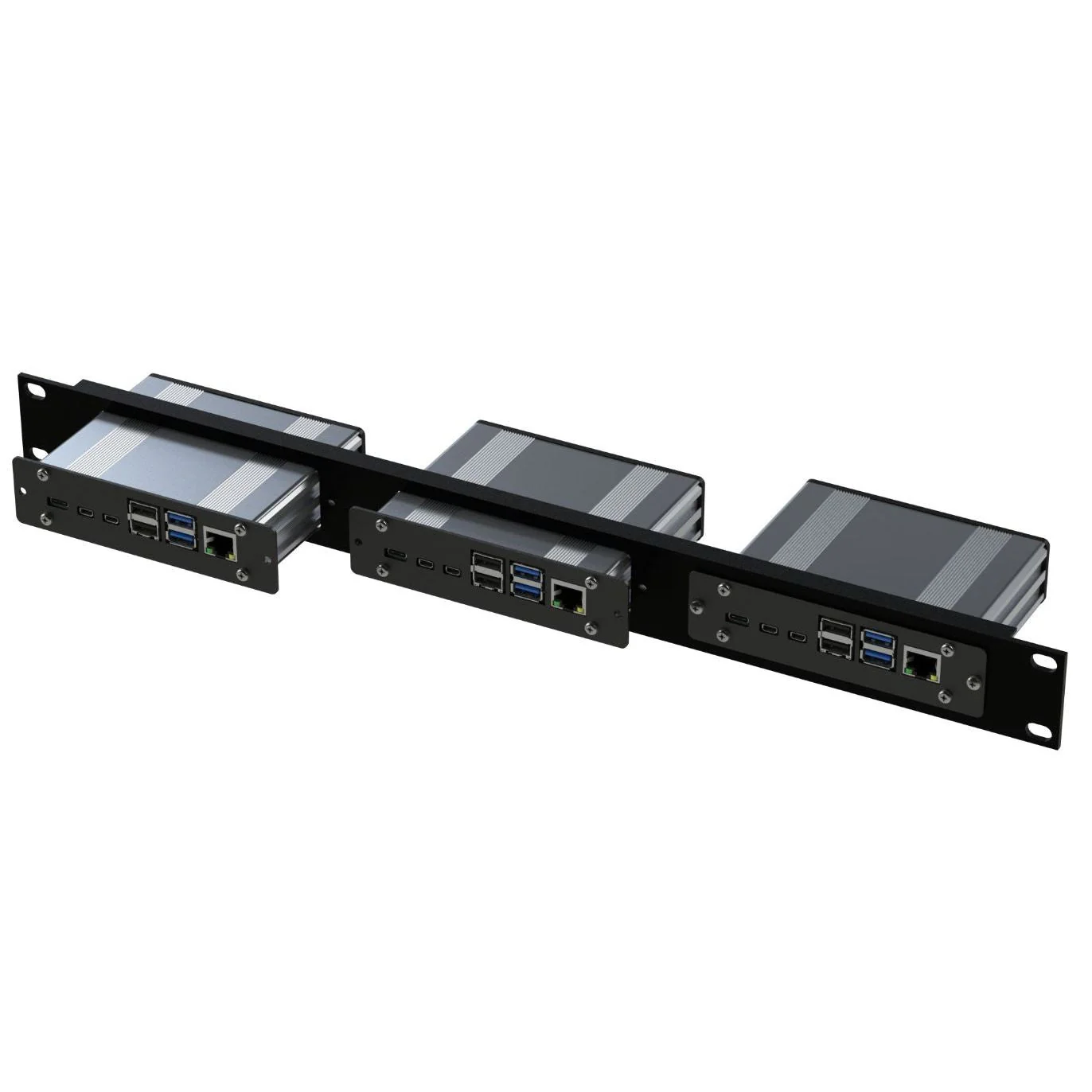 1U 19" Extruded Aluminum Rack Panel - Image 3