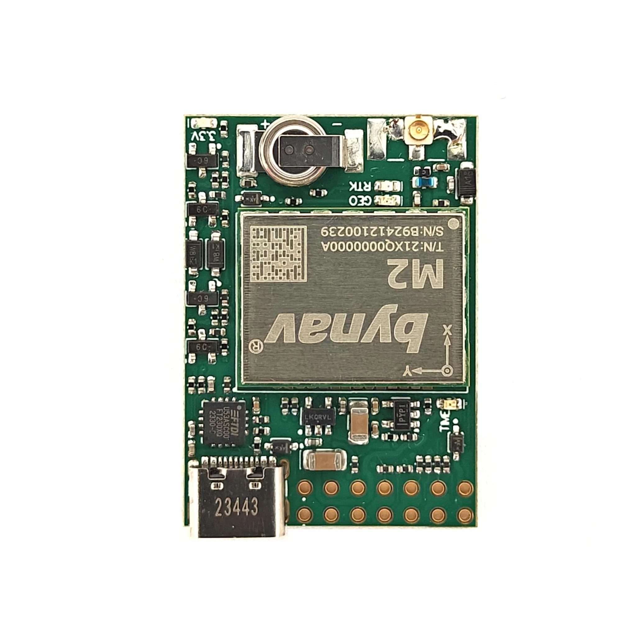 M21 RTK with IMU InCase PIN GNSS receiver board with USB C - Image 2