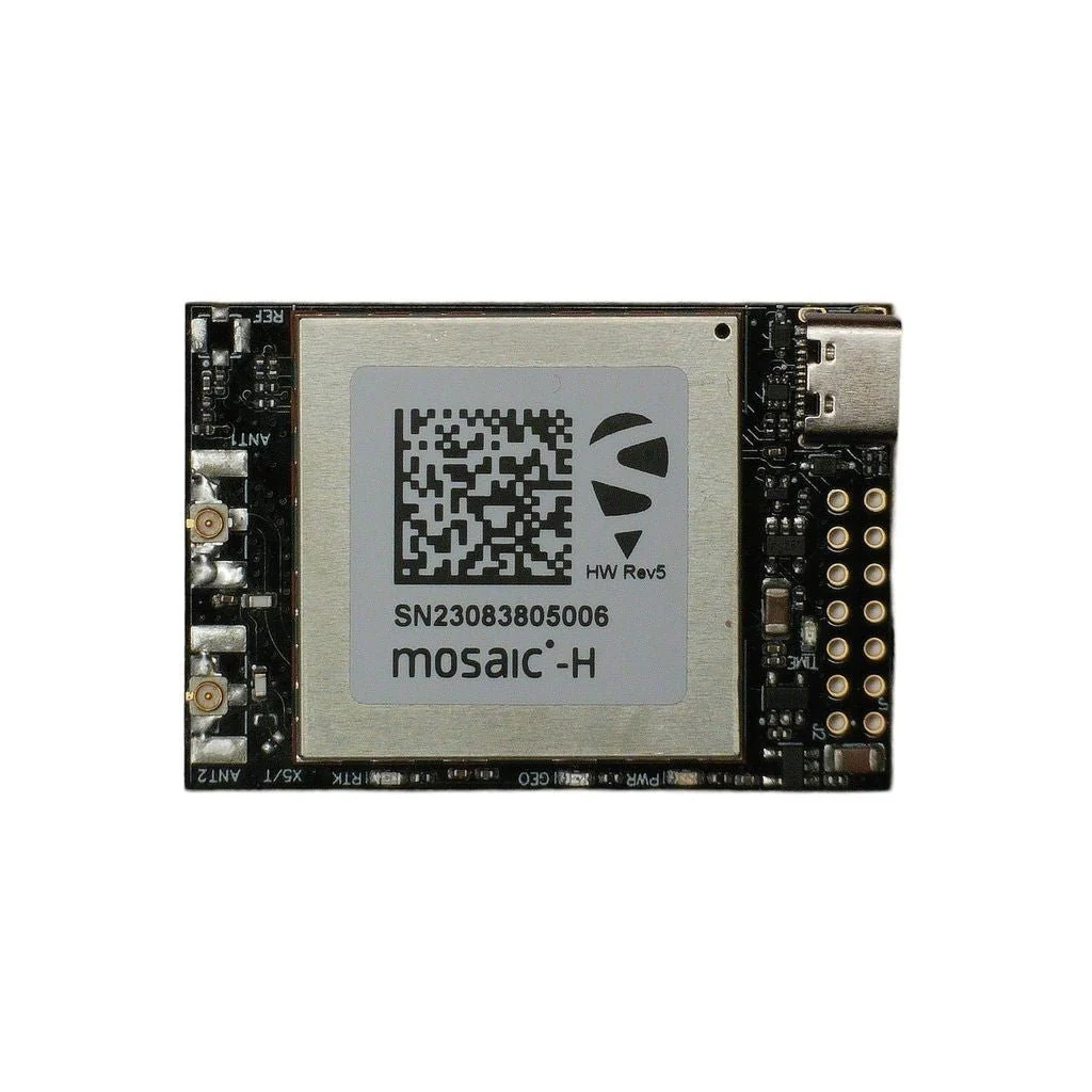 mosaic-H Dual Channel RTK InCase PIN GNSS receiver board with USB C - Image 2