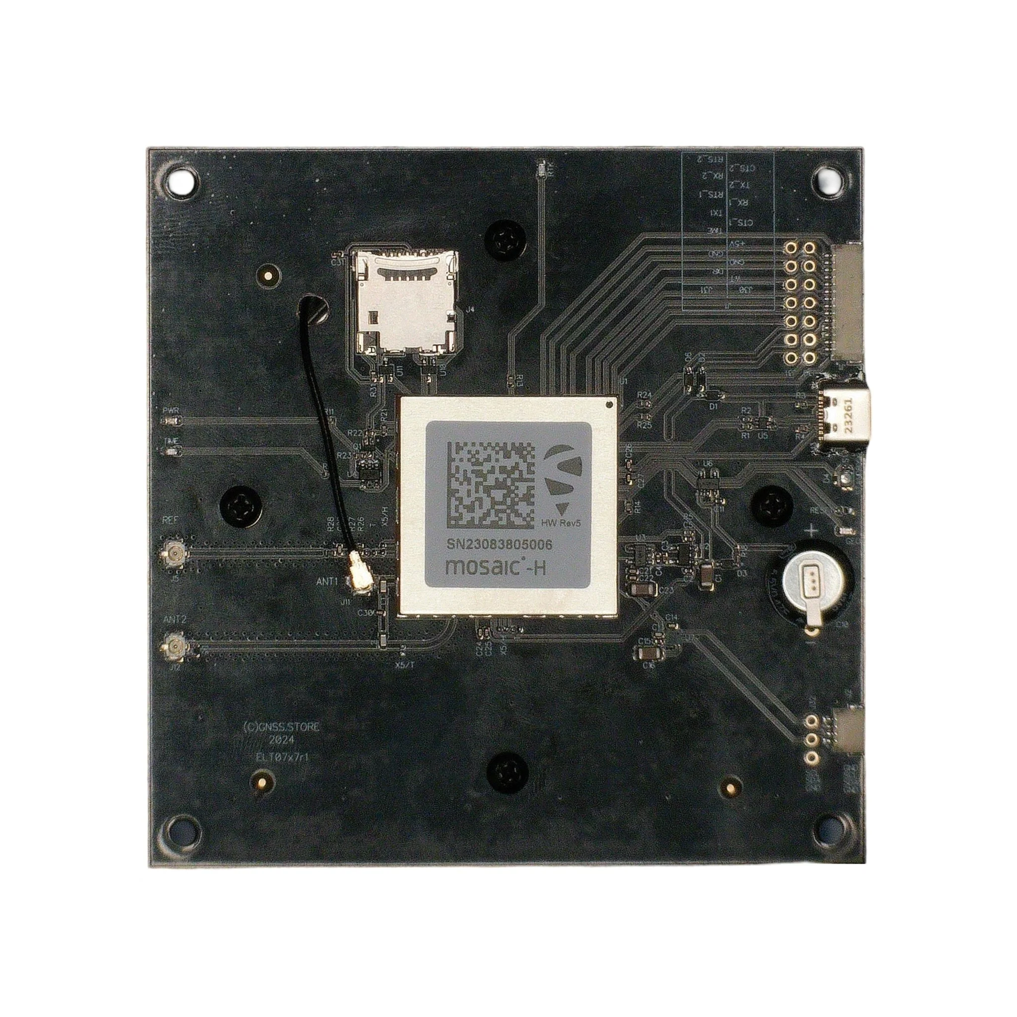 mosaic-H Dual Channel receiver board with Multiband antenna, SD card and LIS3MDL - Image 2
