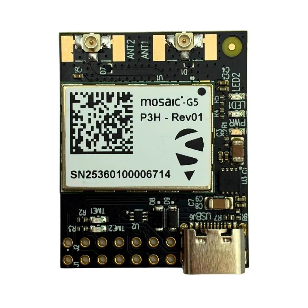 mosaic-G5 P6 RTK InCase PIN GNSS receiver board with USB C